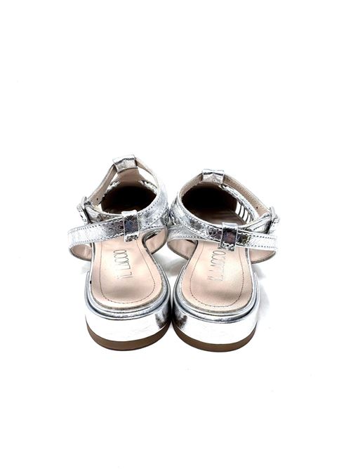 Slingback donna multitexture IL LACCIO | A1425CRACKARGENTO